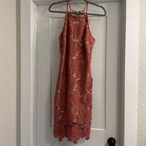 Crochet Lace Midi Dress